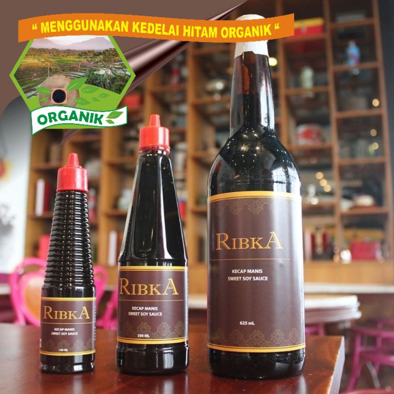 

Kecap Manis Organik RibkA 300 ML. Kedelai Hitam Organik, Non MSG, Non Pengawet. Umami Alami, Ukuran 300 ML.