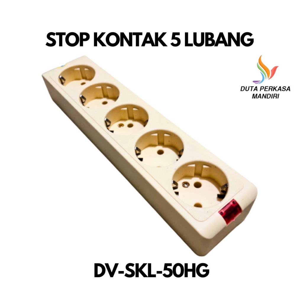 DPM - STOP KONTAK 5 LUBANG COLOKAN LISTRIK STOP KONTAK TANPA KABEL