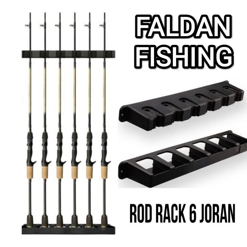 Rak Joran Pancing / Rak Joran Dinding Tempel