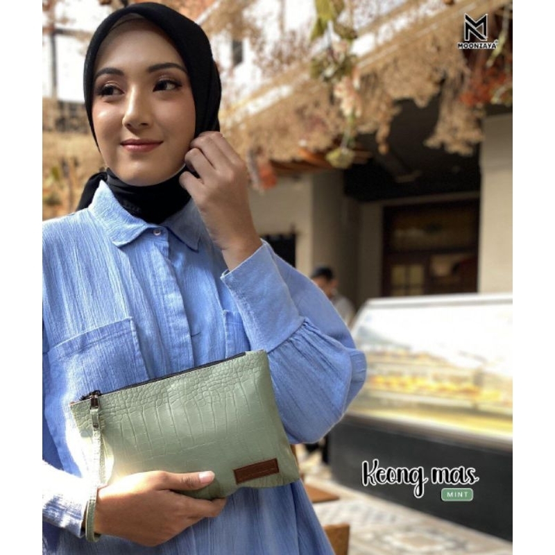 clutch keong mas by Moonzaya / hand bag cewek / tas kondangan wanita /tas tangan murah