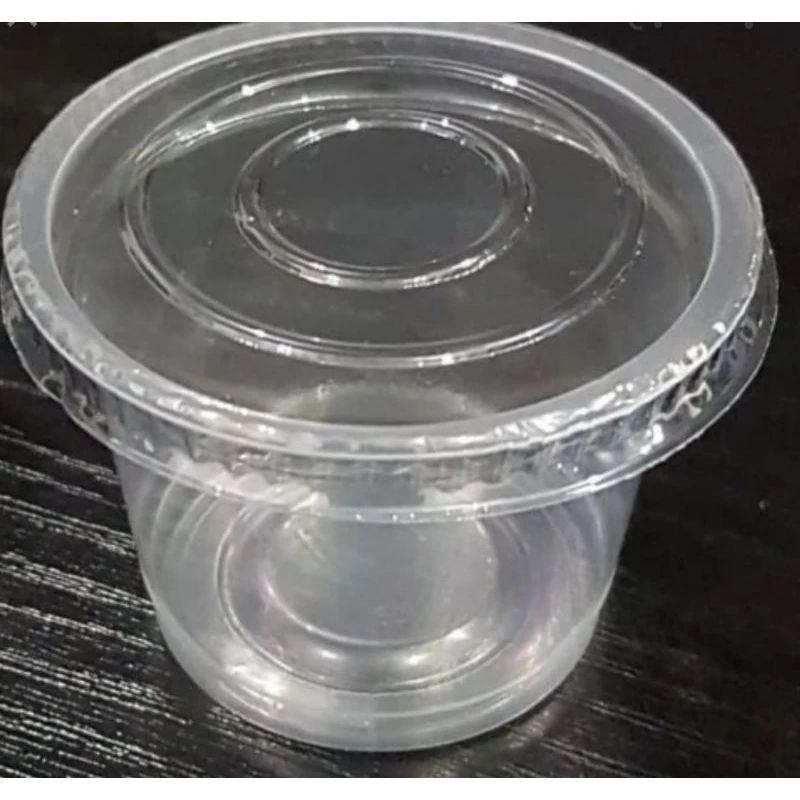 cup jelly cup puding 100 ml isi 100 pcs + tutup