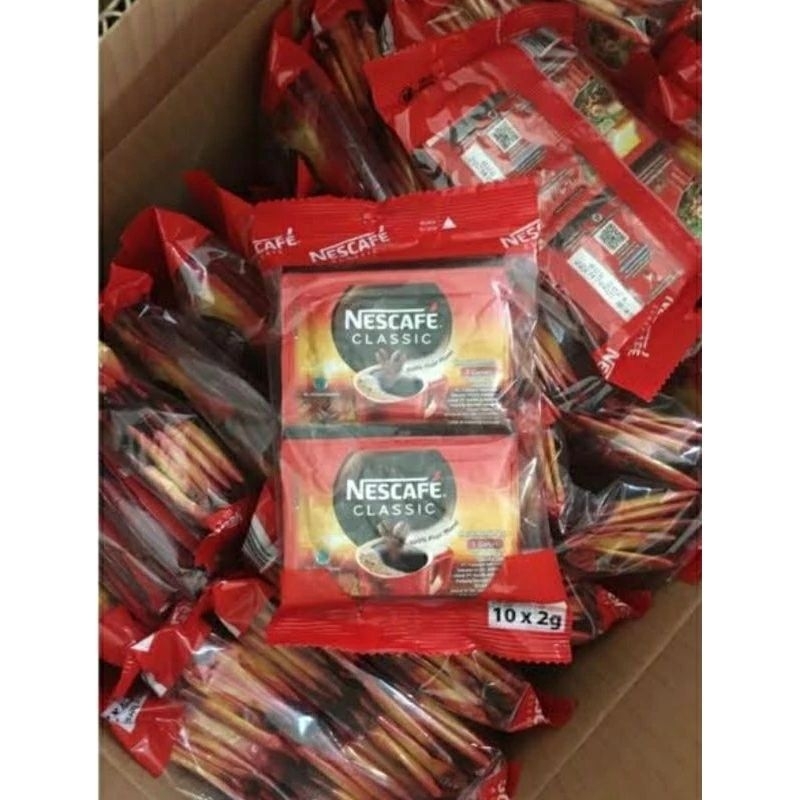 

NESCAFE CLASSIC Sachet 10 X 2g / NESCAFE KOPI MURNI 2g