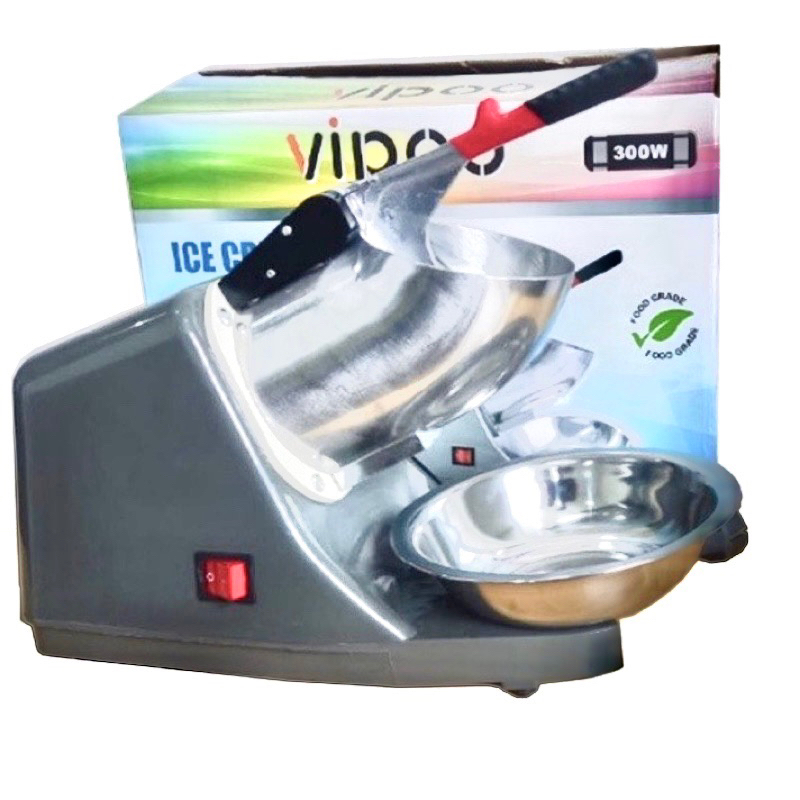 Mesin Serut Parut Parutan Es Vipoo Vipo 2 Mata Pisau Penghancur Es Batu Listrik Ice Crusher