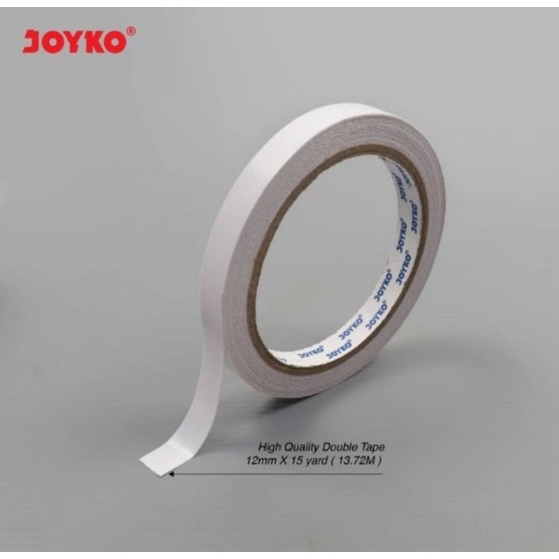 

[CUTIE BABY] Double Tape 12mm Joyko / Joyko 12mm x 15 yard Double Tape 2 Sisi 1/2 inch Blue Core