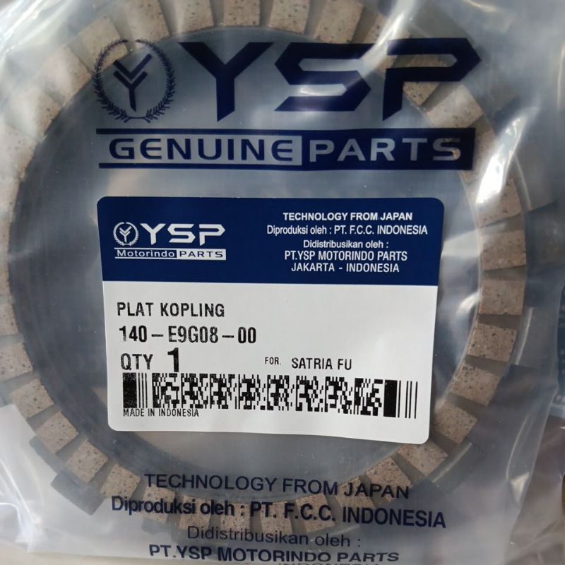 PLAT KOPLING SATRIA FU