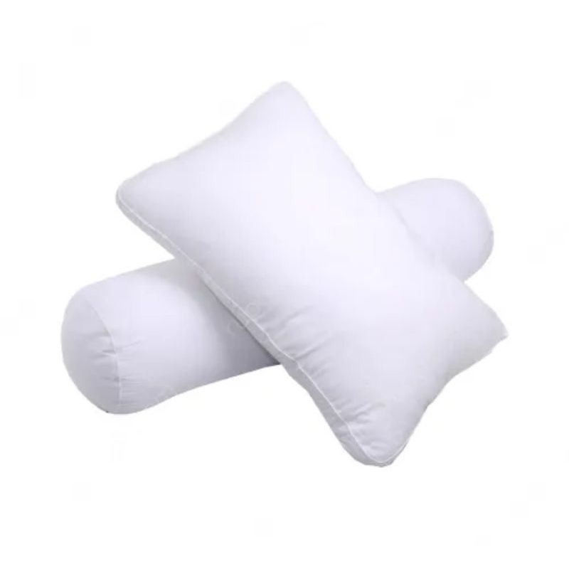 Informa Set 2 Pcs Bantal & Guling Dacron - Putih