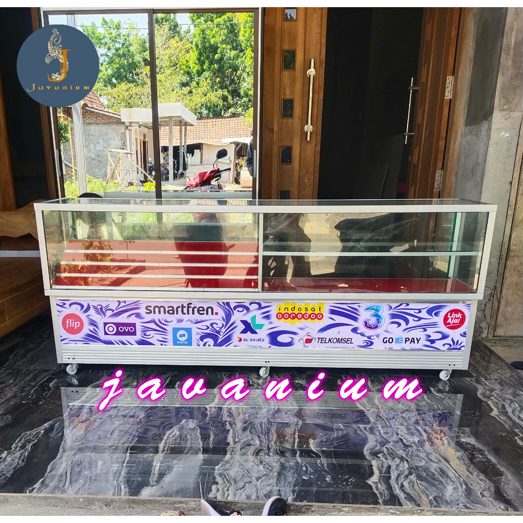 Etalase konter / Etalase voucher / Etalase perdana / Etalase hp / Etalase paket data