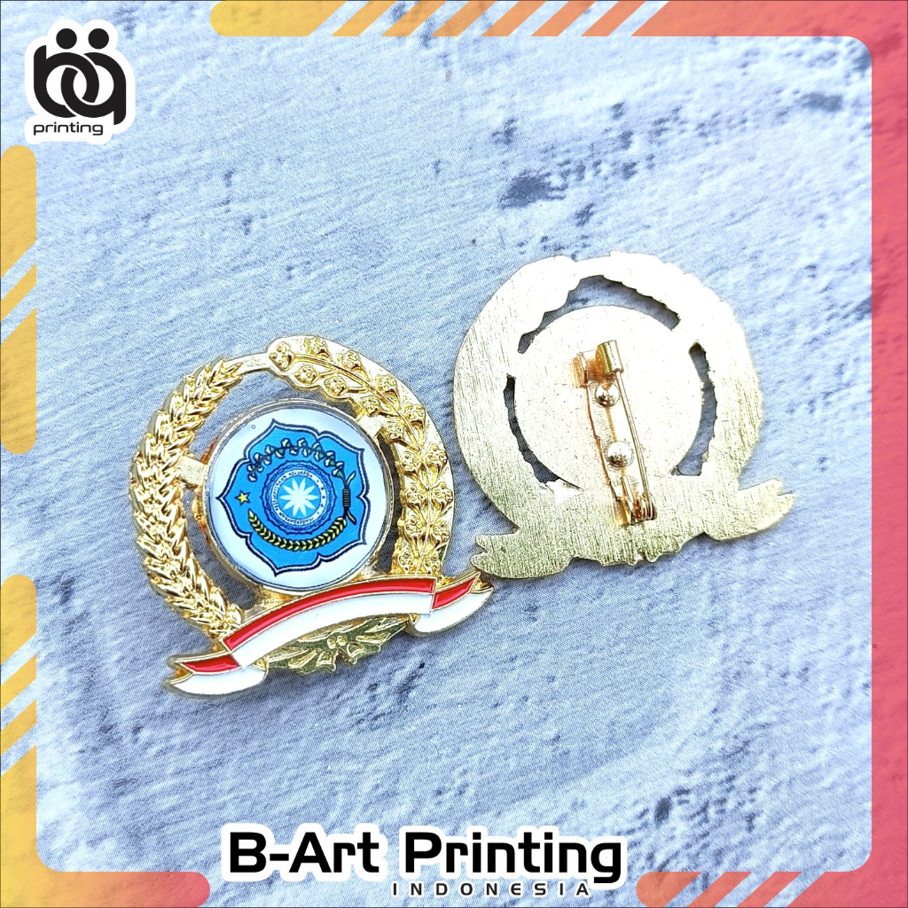 Pin PKK / Bros PKK Model Padi Dan Kapas PIN BROSS PKK PIN PADI KAPAS PKK BROS PKK