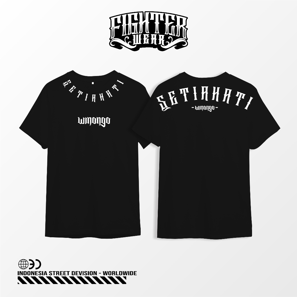 KAOS SETIA HATI WINONGO - KAOS WINONGO SIMPEL - KAOS PSHW