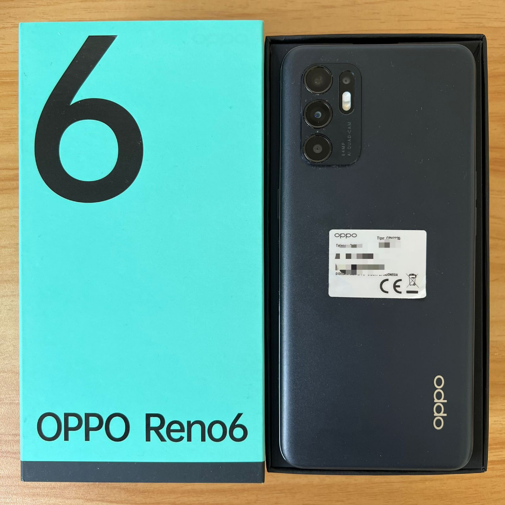 OPPO RENO 6 8/128 GB Second Fullset Bergaransi