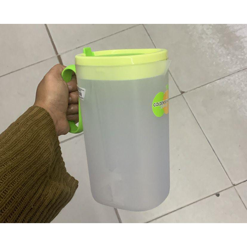 Kan Infused Water Hijau Kap 3042 | Kan / Teko Air Infused Water Plastik Golden Sunkist