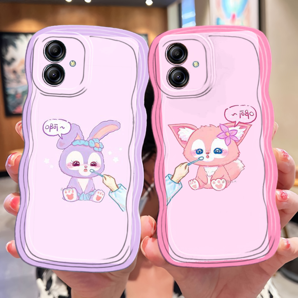 case custom Rabbit PS-38 softcase gelombang cocok untuk type oppo a3s a31 a52 a5 2020 a53 a5s a55 20