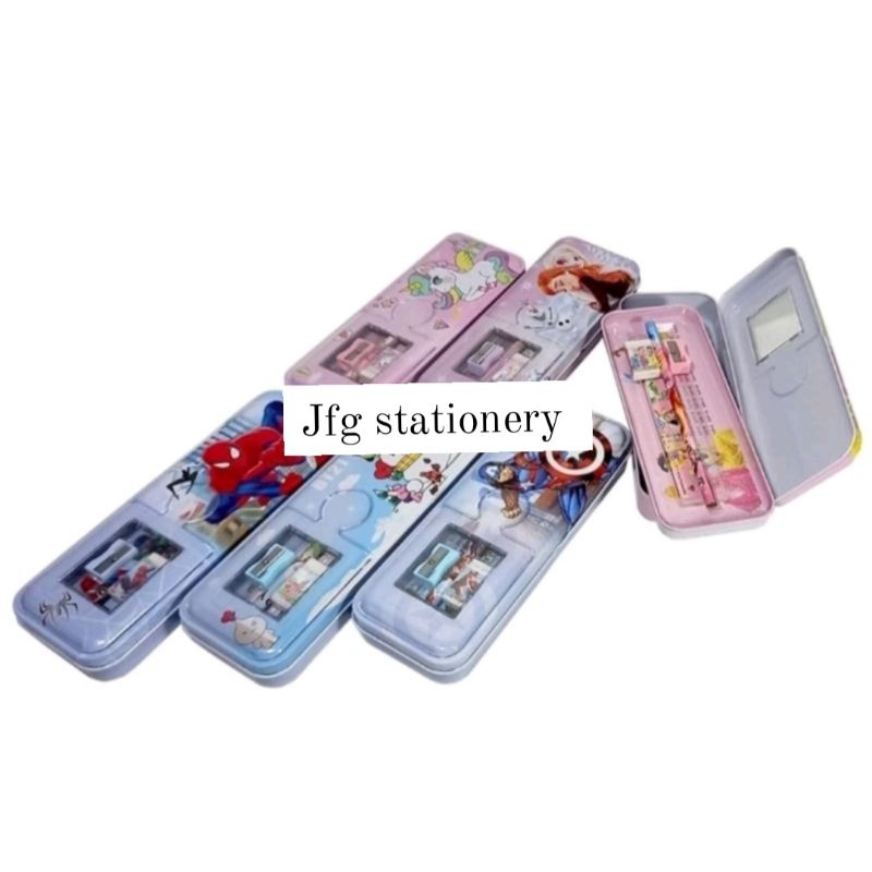 

Kotak Pensil Kaleng Set Fancy