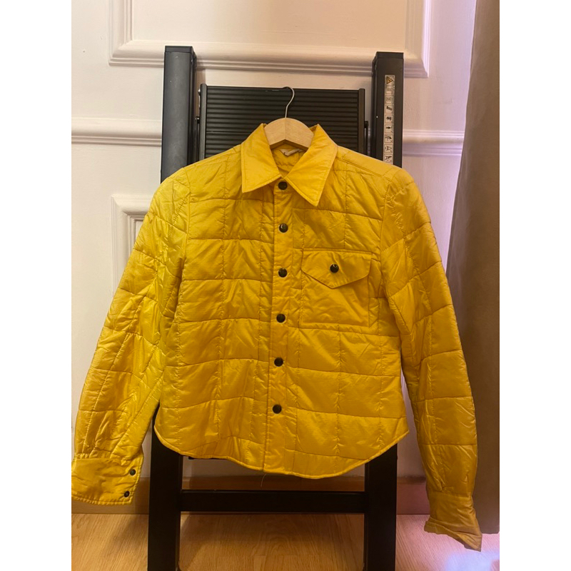 Jaket bomber puffer kuning