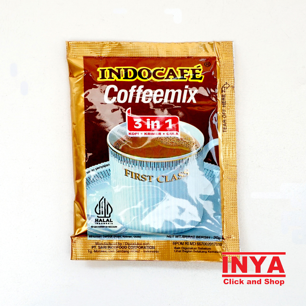 

Indocafe Coffeemix 3in1 First Class 20gr Sachet - Kopi Instan