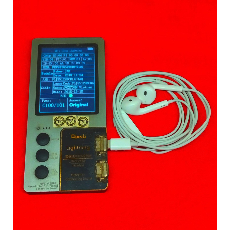 headset iphone original ibox bawaan hp (earphone original)bawaan hp