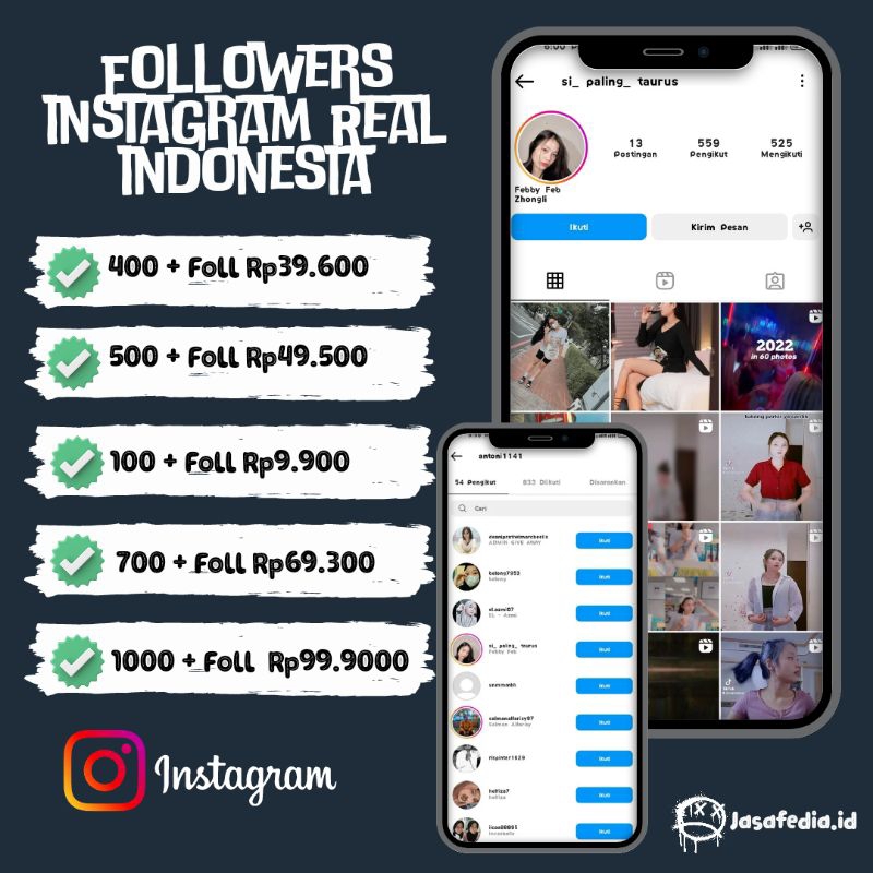 Follower Instagram Aktif Indonesia