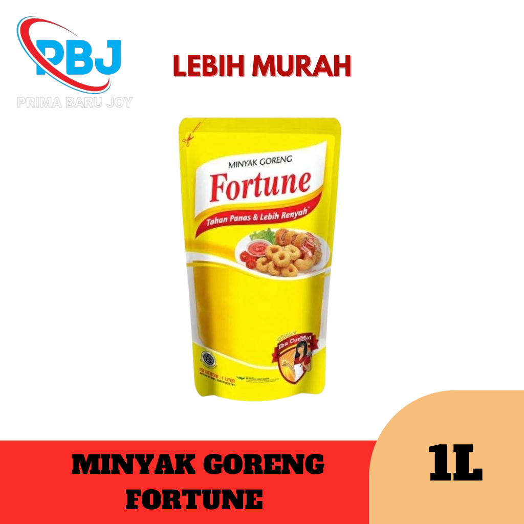 

Minyak Goreng Sawit Fortune REFILL 1 Liter
