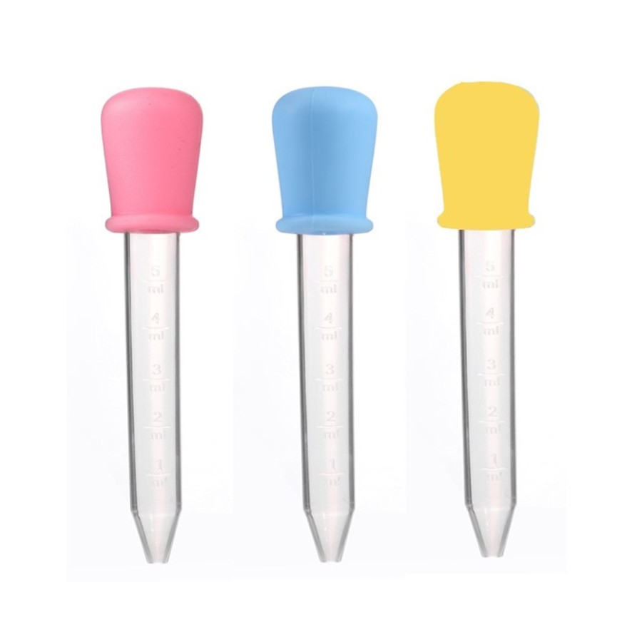 Pipet Tetes Plastik 5 ml pipet silicon 5ml alat bantu minum obat /susu