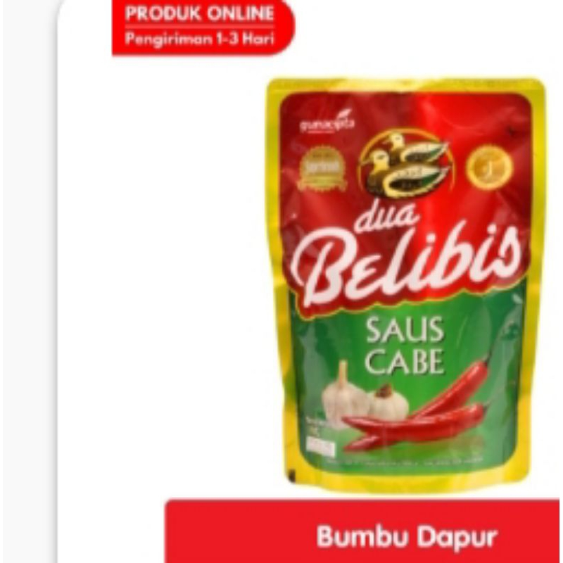 

dua belibis saus cabe 500ml
