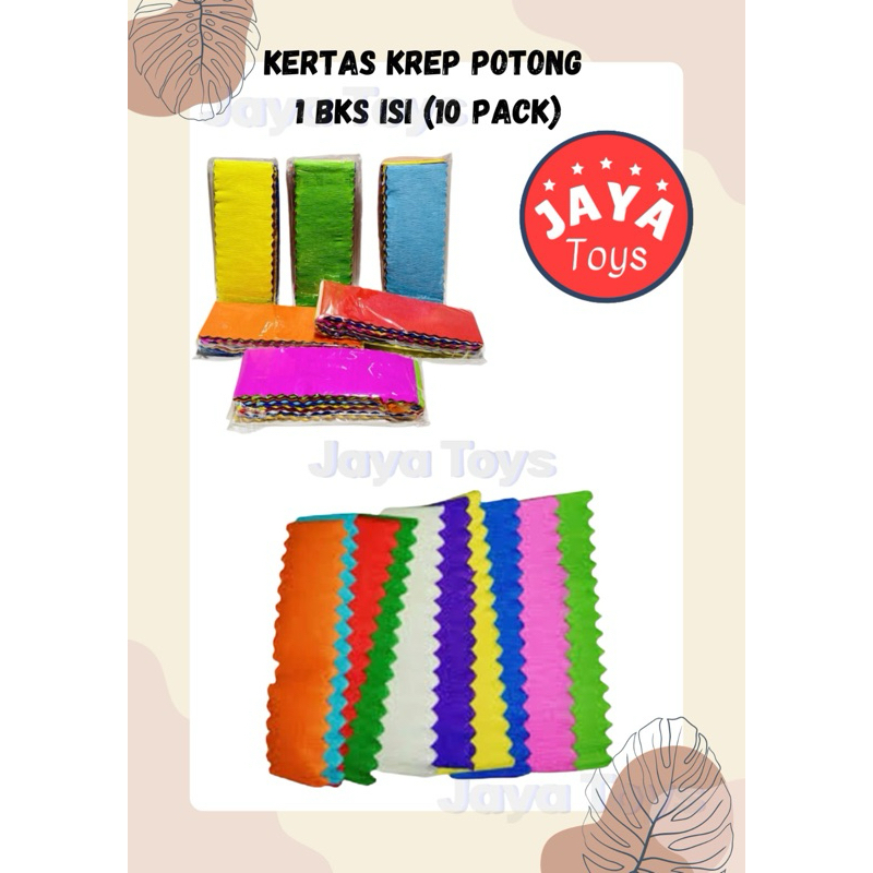 

Kertas Krep Potong Warna Warni Ecer