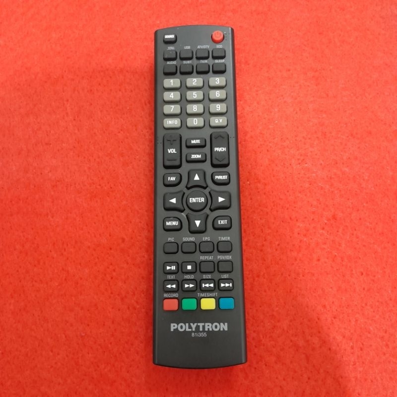 Remote TV LCD LED POLYTRON Original Asli . 81i355 .