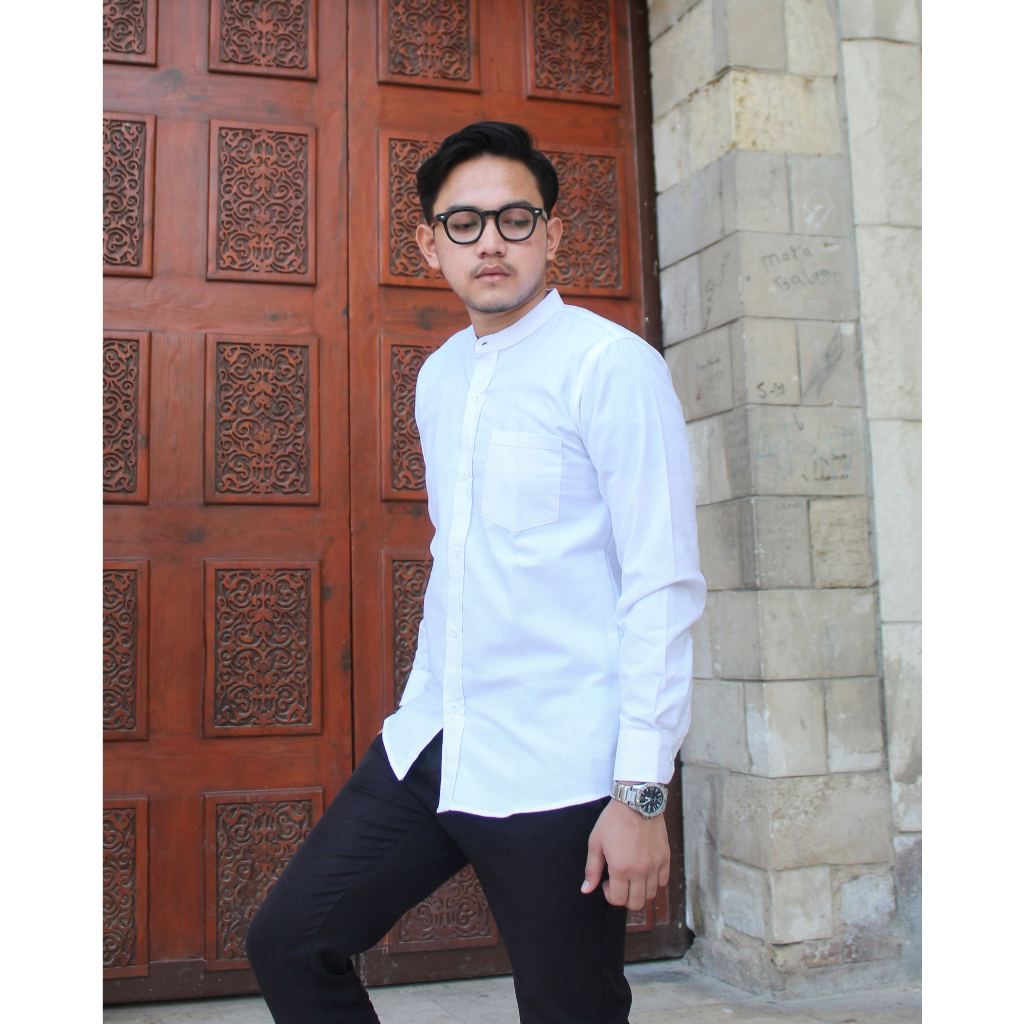 Kemeja Pria Premium, Kemeja Polos,  Kemeja Putih pria By Wekalla