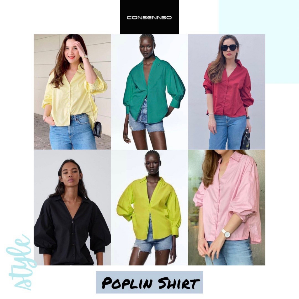 Poplin Shirt by Consennso