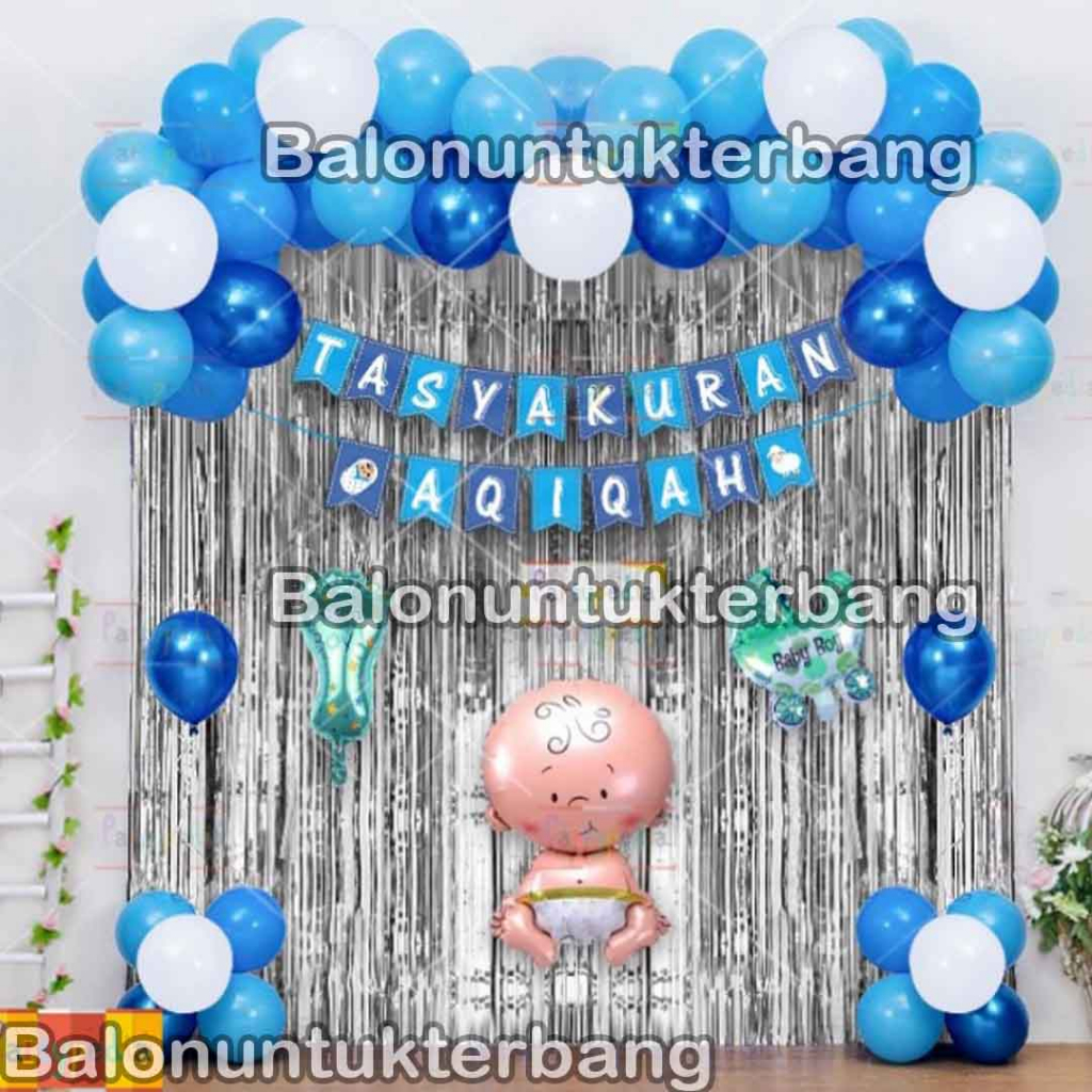 PAKET DEKORASI AQIQAH ANAK LAKI-LAKI Dan Perempuan Boy / Girl