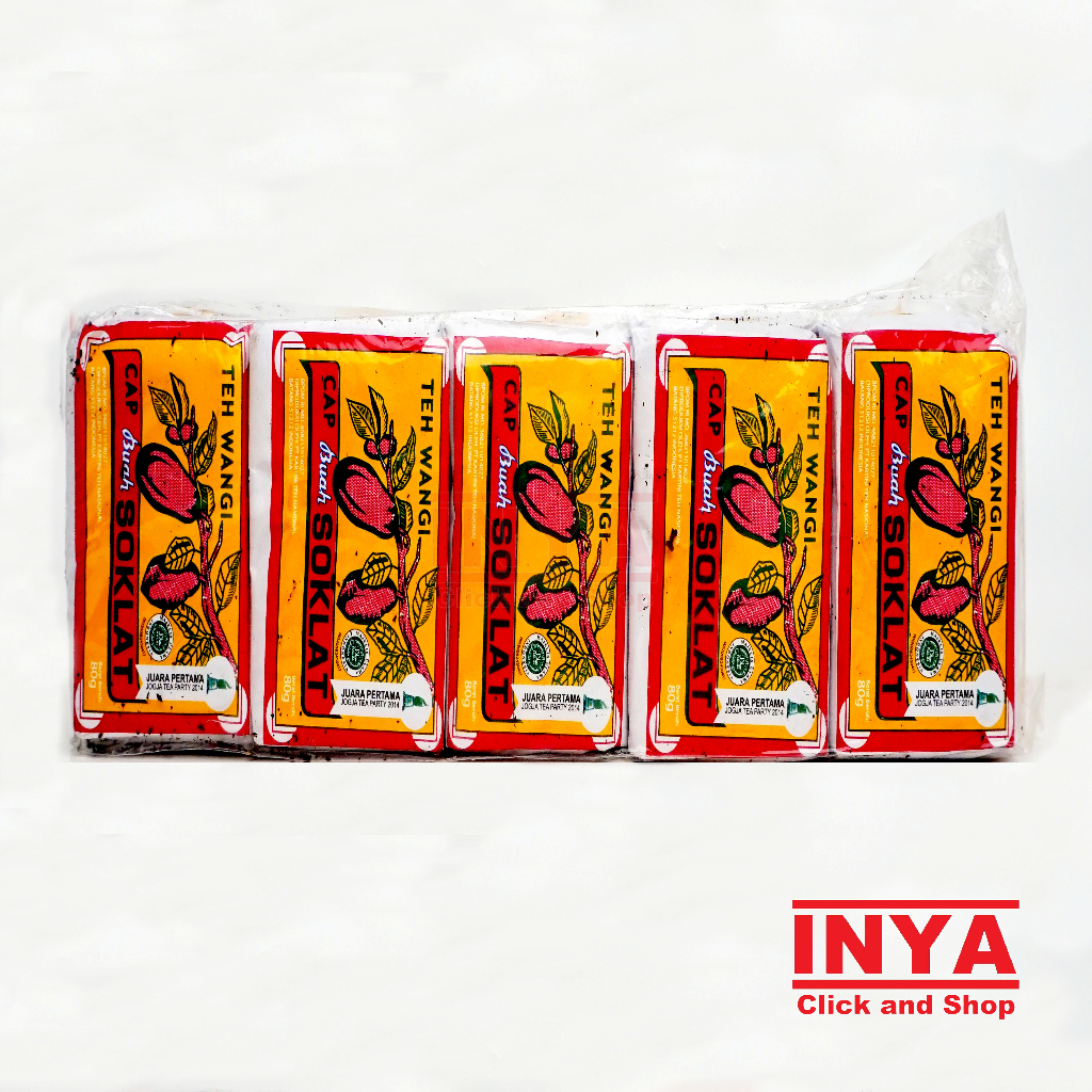 

Teh Wangi Cap Buah Soklat Kartini Teh Nasional 5x80gr PACK - Daun Teh - Tea