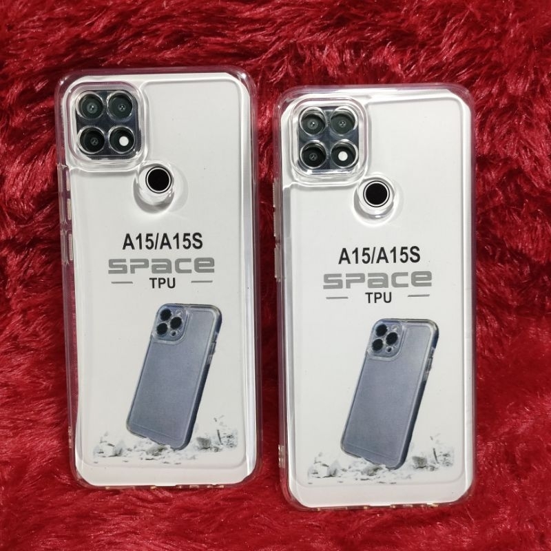 Soft Case Oppo A15 A15S A35 2021 Silikon Casing Clear Bening Transparan Pelindung Camera