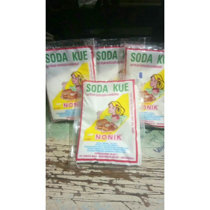

paket murah 5 pc soda kue cap NONIK 40 gram.