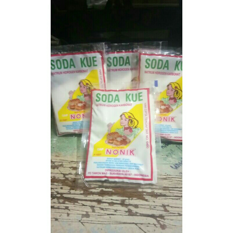 

paket murah 5 pc soda kue cap NONIK 40 gram.