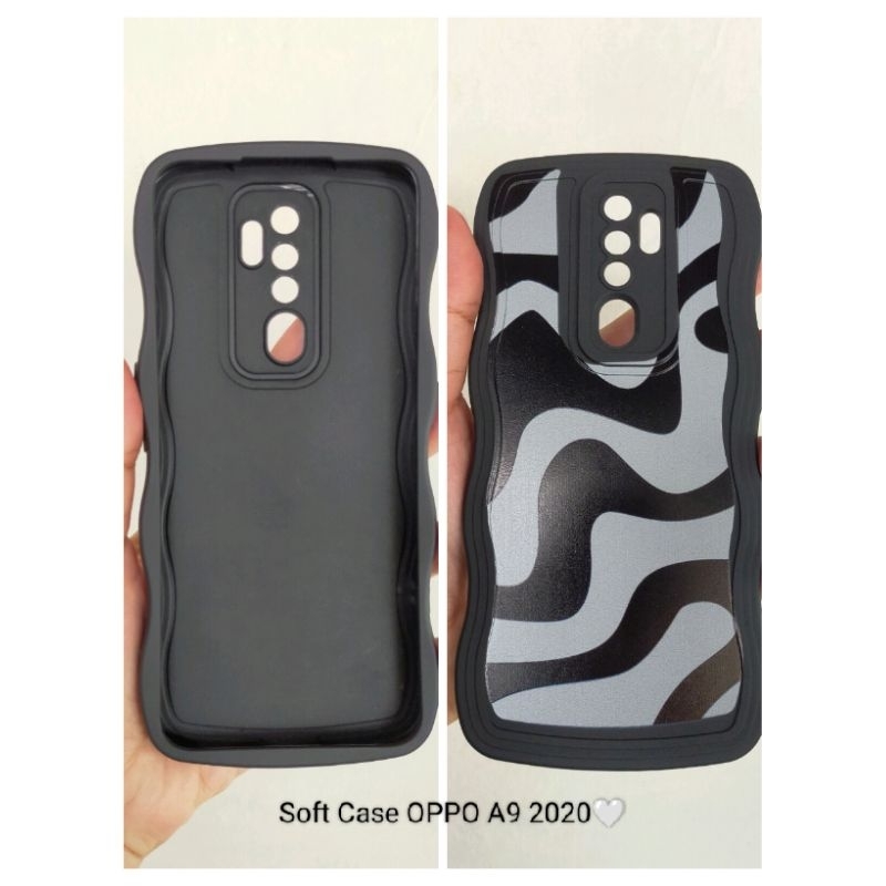 SOFT CASE CUTE GELOMBANG ZEBRA OPPO A9 2020 TERBARU
