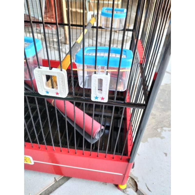 SANGKAR KANDANG KOTAK ORIQ JAYA MERAH NO.2
