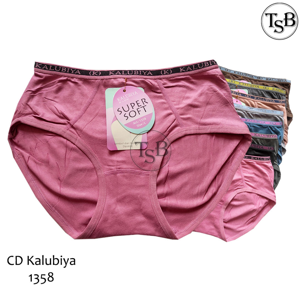 Celana Dalam Kalubiya 1358 6 Pcs CD Kalubiya Celana Dalam Wanita Kalubiya CD Wanita Kalubiya L XL 3