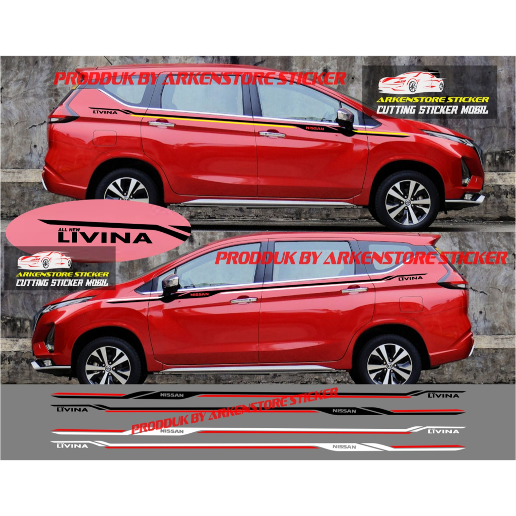 Cutting sticker stiker mobil livina sticker list mobil all new nissan livina
