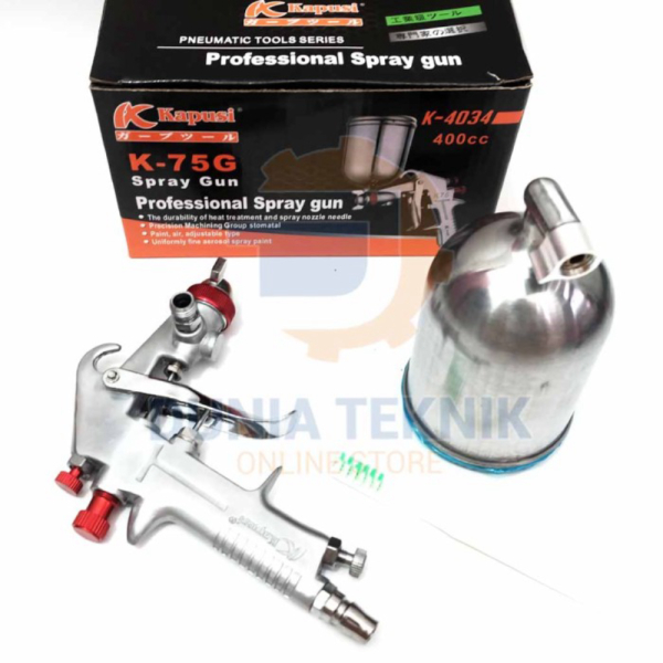 Spray Gun F75 KAPUSI Spet Angin Coupler Spraygun Kompresor Cat Murah Berkualitas