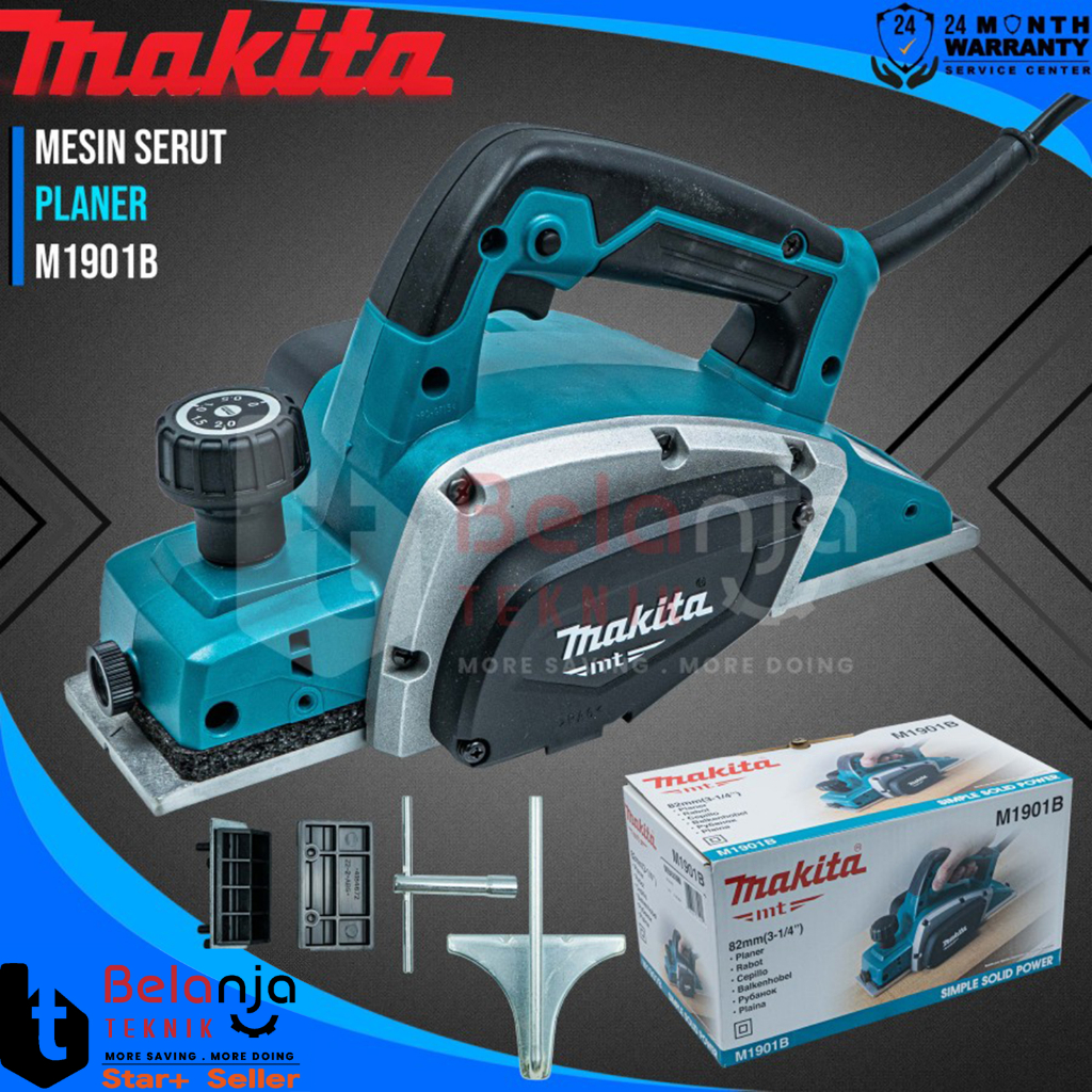 Mesin Serut Kayu MAKITA M1901B 450 Watt Mesin Ketam Kayu M 1901 B M1901