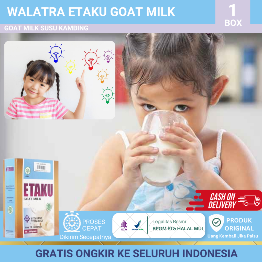 

Susu Penambah Kecerdasan Otak Anak, Agar Anak Pintar, Penambah Daya Ingat Anak, Anak Sering Lupa, Kurang Fokus, Vitamin Kesehatan Otak, Perkembangan Otak/Daya Ingat Meningkat, Susu Penambah Kecerdasan Otak Anak - Dengan Susu ETAKU