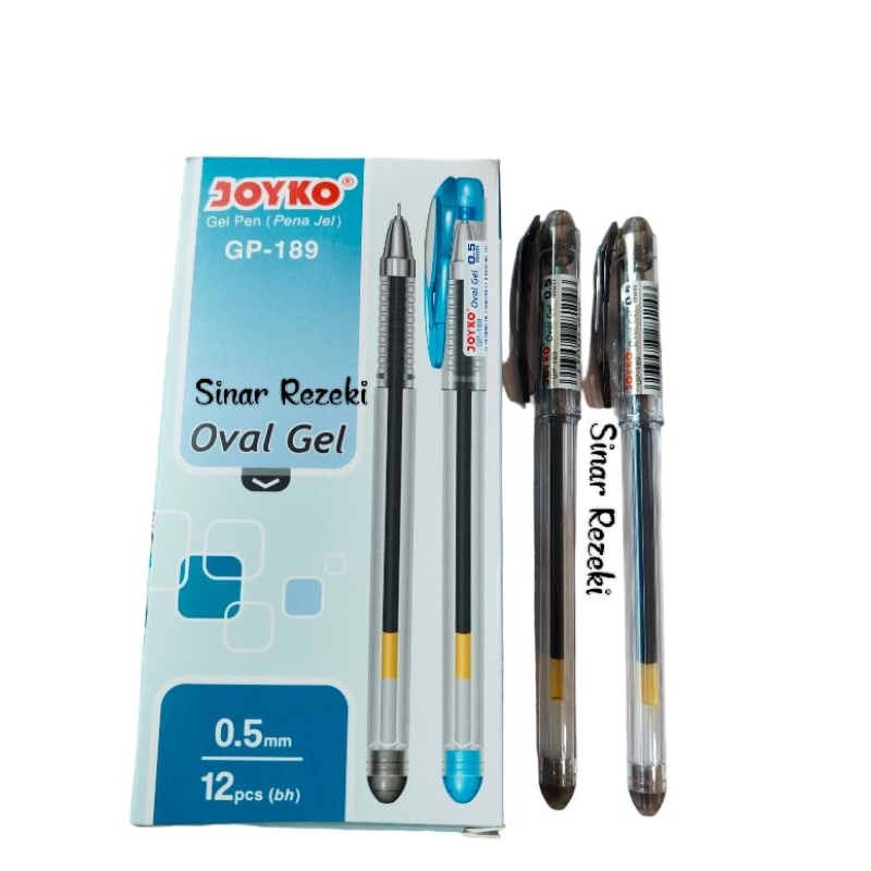 

1 buah!! GP-189!!Pena gel joyko/pulpen gel joyko/oval gel/pena oval gel