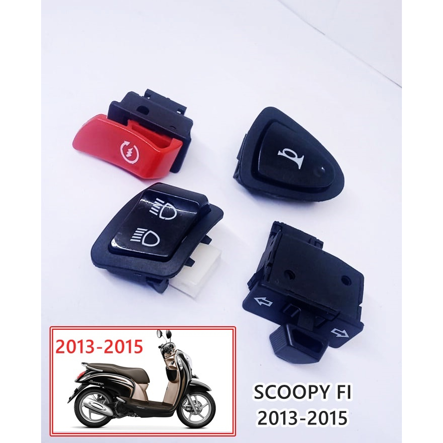 Paket Saklar Tombol Set Scoopy fi 2013 2014 2015 Plus Stater Vietnam