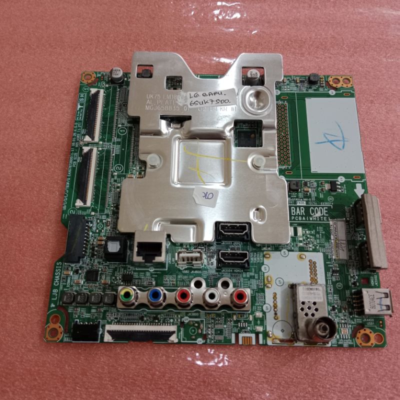 LG 65UK7500PTA SECOND - MB ORI TV LED LG SMART TV ANDROID TV - MAINBOARD MOTHERBOARD MENBOARD MOBO B