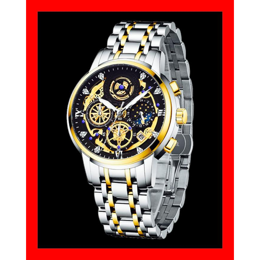 ( COD ) JAM TANGAN PRIA ROLEX PAKET GELANG 4,5CM FREE BOX