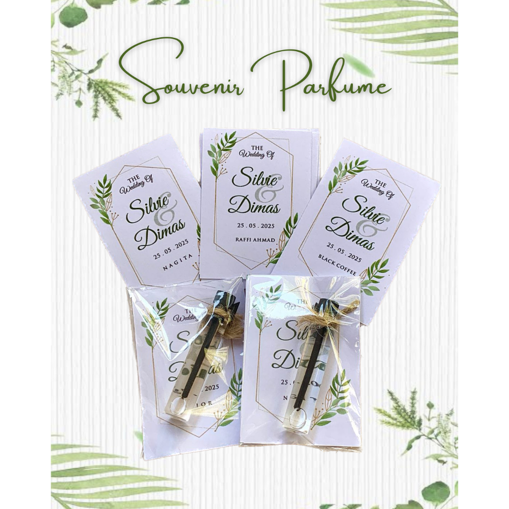 SOUVENIR PERNIKAHAN UNIK PARFUM MINI - SOUVENIR PARFUM PERNIKAHAN MURAH