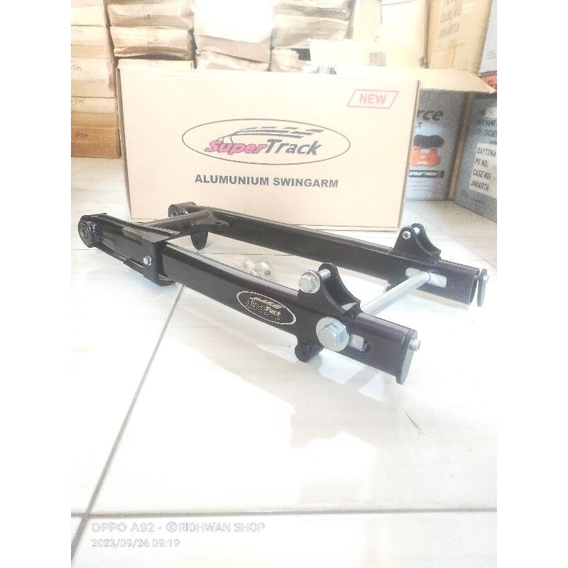 LENGAN AYUN SAPIT URANG ARM SUPER TRAK YAMAHA RX KING ALUMINIUM MODEL OVAL LENGKAP SAMA AS PADOK MOD