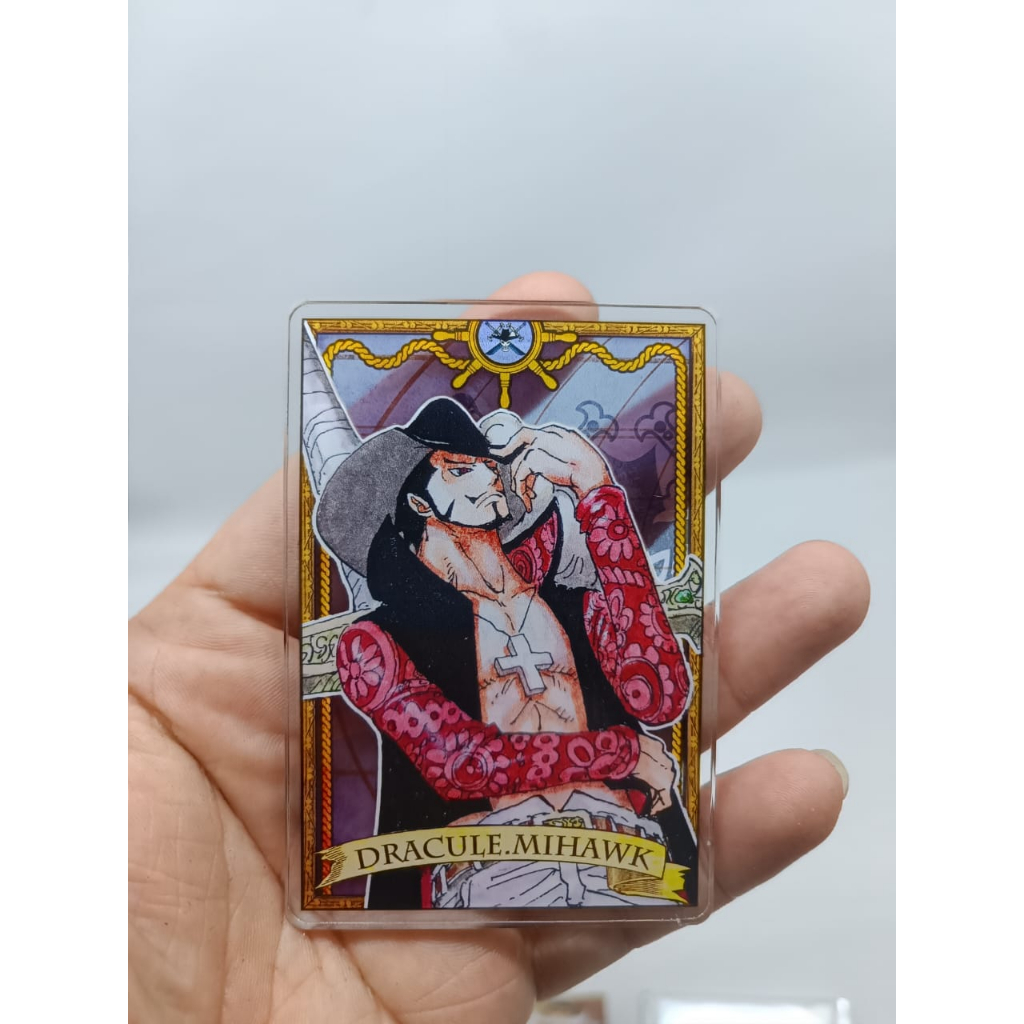 One Piece Dracule Mihawk Status Card Official Mugiwara Store Japan
