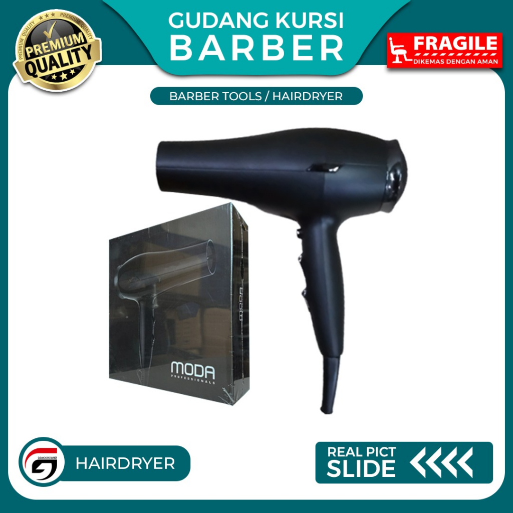 Hairdryer Moda 1000 Watt High Grade Hair Dryer Barber dan Salon