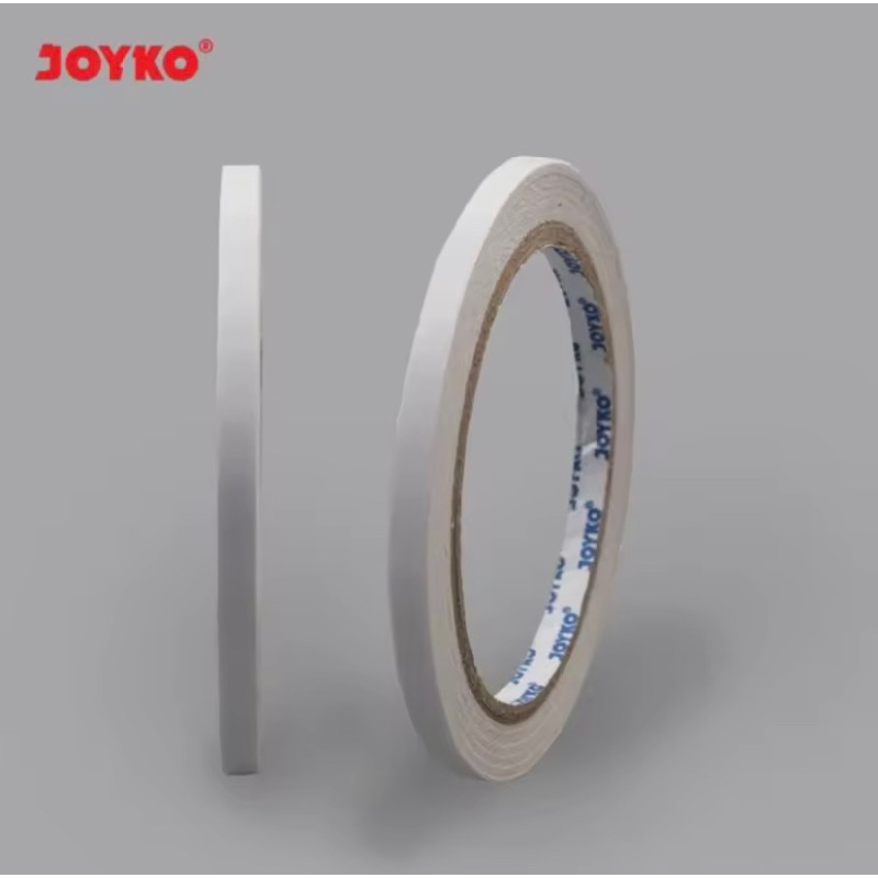 

Double Tape Joyko 6mm x 15 yard ( 1 roll )