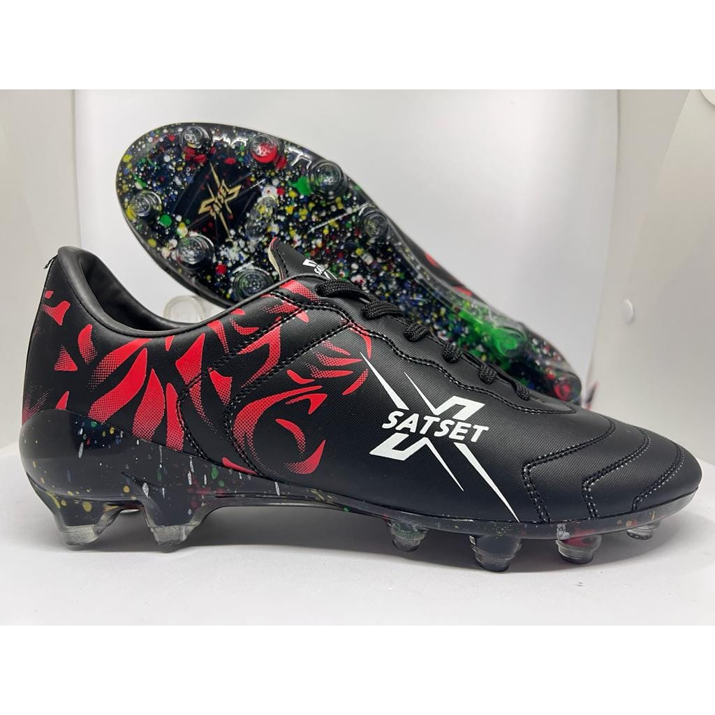 Sepatu Bola Satset X Jagabaya FG Original Black 38 Sport Station Official Shop